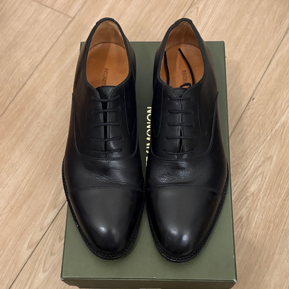 Beckett Simonon Black Oxford Size 10
